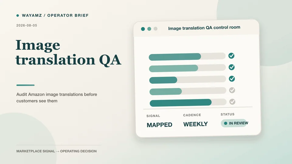 Audit Amazon image translations before customers see them visual summary