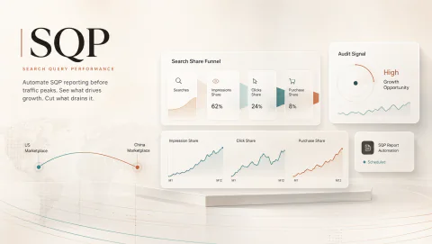 Automate Amazon SQP before you raise ad spend visual summary