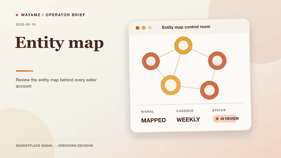 Review the entity map behind every seller account visual summary