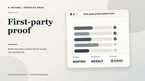 Build first-party content that AI search can actually cite visual summary
