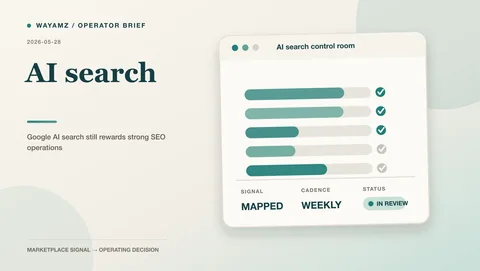 Google AI search still rewards strong SEO operations visual summary