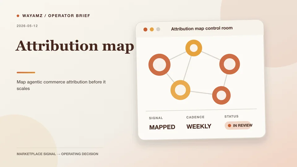 Map agentic commerce attribution before it scales visual summary