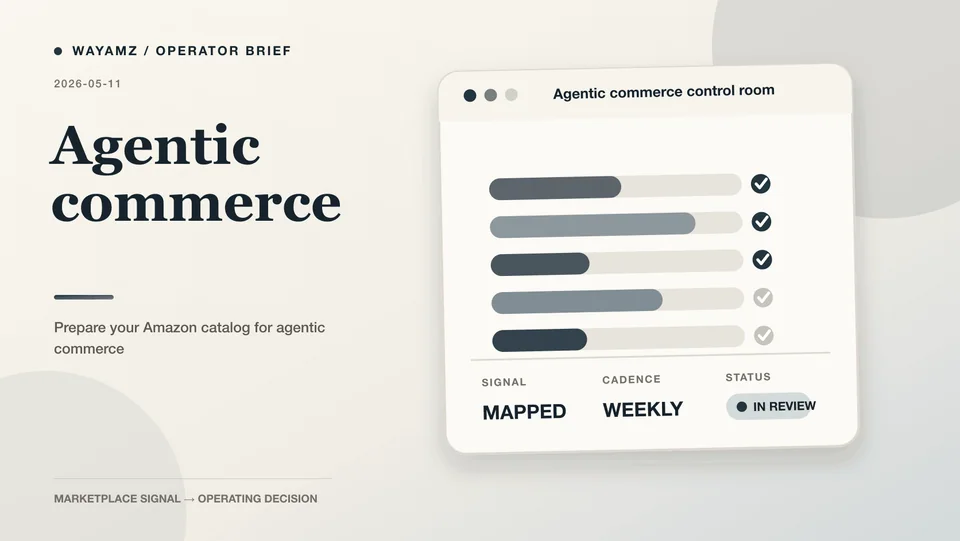 Prepare your Amazon catalog for agentic commerce visual summary