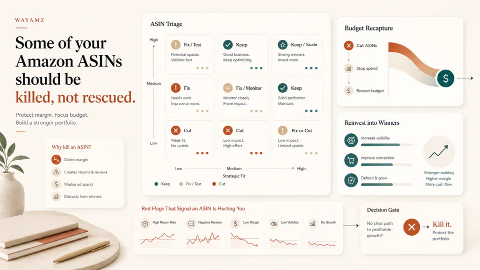 Some of your Amazon ASINs should be killed, not rescued visual summary